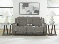 Mixed Motion PWR REC Loveseat/CON/ADJ HDRST