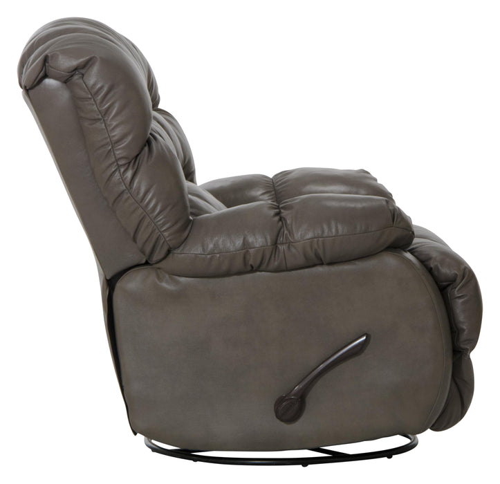 Pendleton Leather Chaise Swivel Glider Recliner