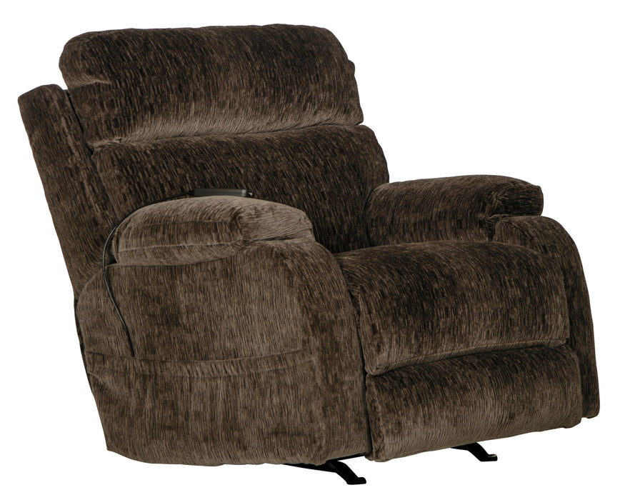 Refresher Power Rocker Recliner with Power Adjustable Headrest & Lumbar and CR3 Heat & Massage