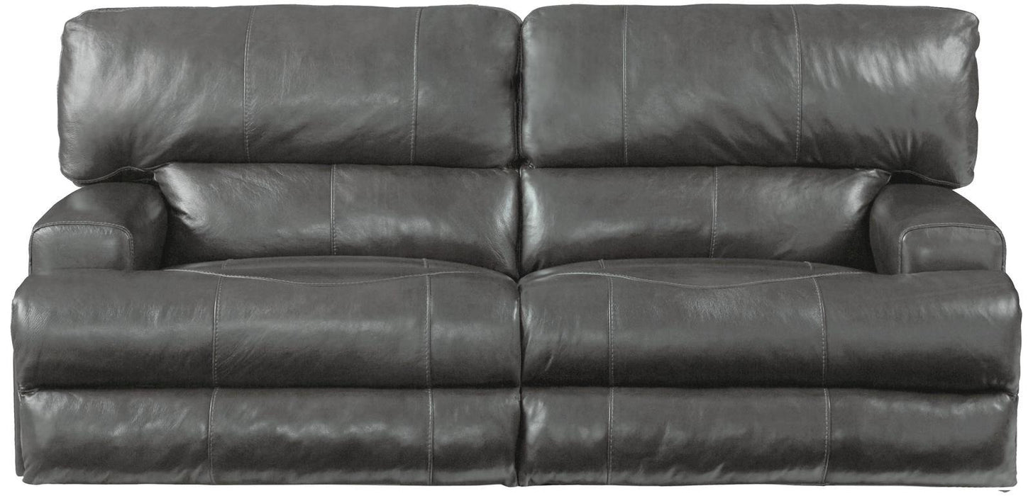 Catnapper Wembley Lay Flat Reclining Sofa in Steel image