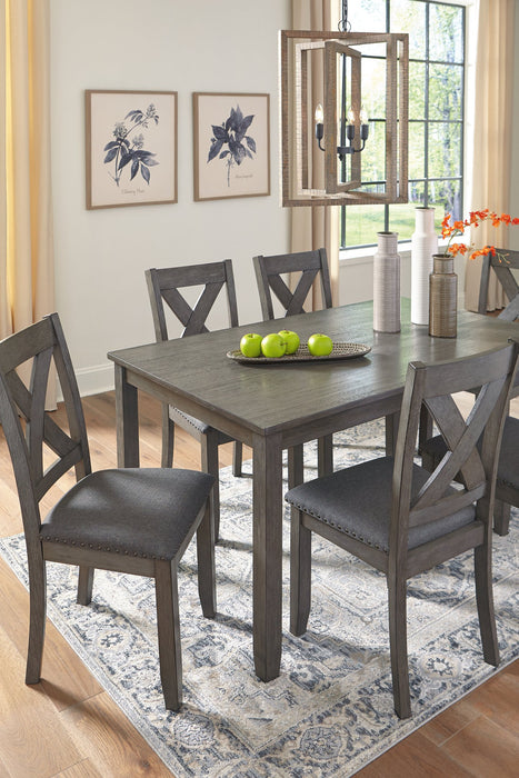 Caitbrook Dining Table and Chairs (Set of 7)